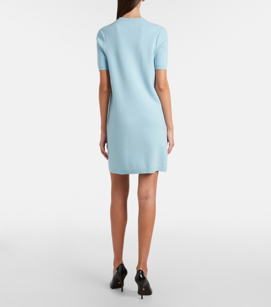  Versace Versace Hemdblusenkleid Medusa Aus Wolle Und Kaschmir 