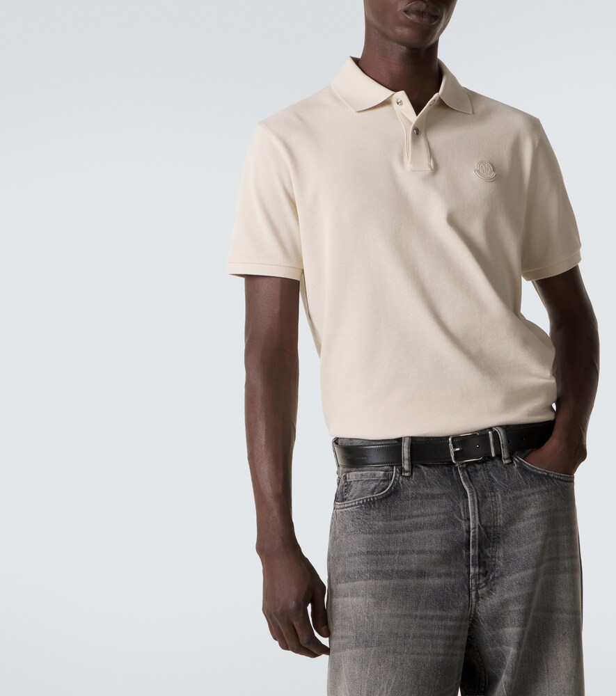  Moncler Moncler Logo Cotton Polo Shirt 