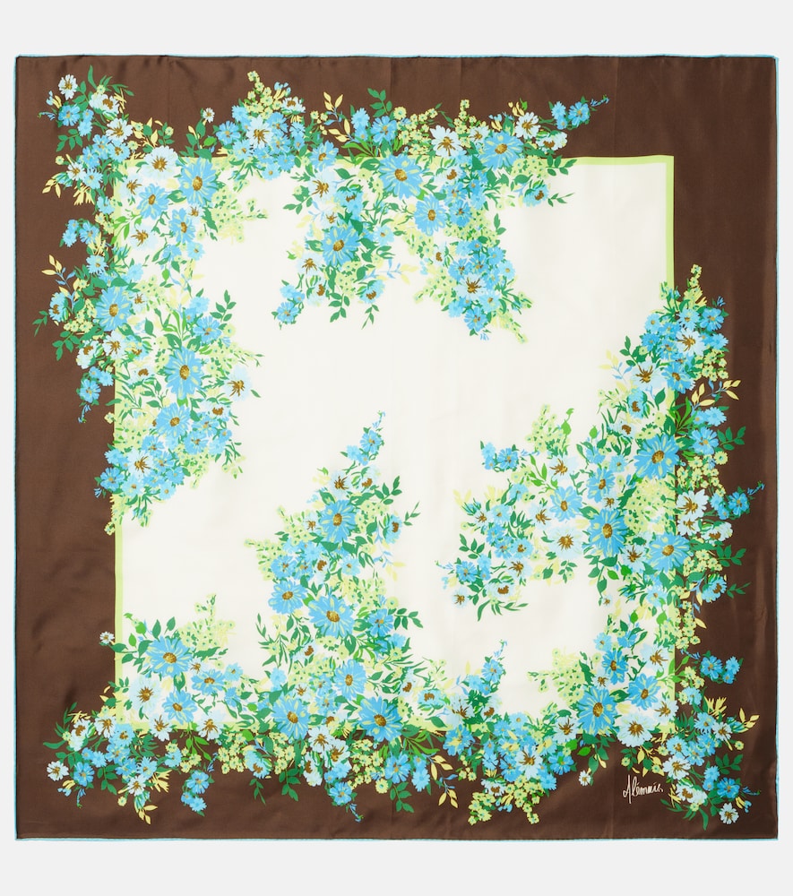 Alemais Alémais Floral silk scarf | Thumbnail 6 Alemais Alémais Floral silk scarf | Thumbnail 6