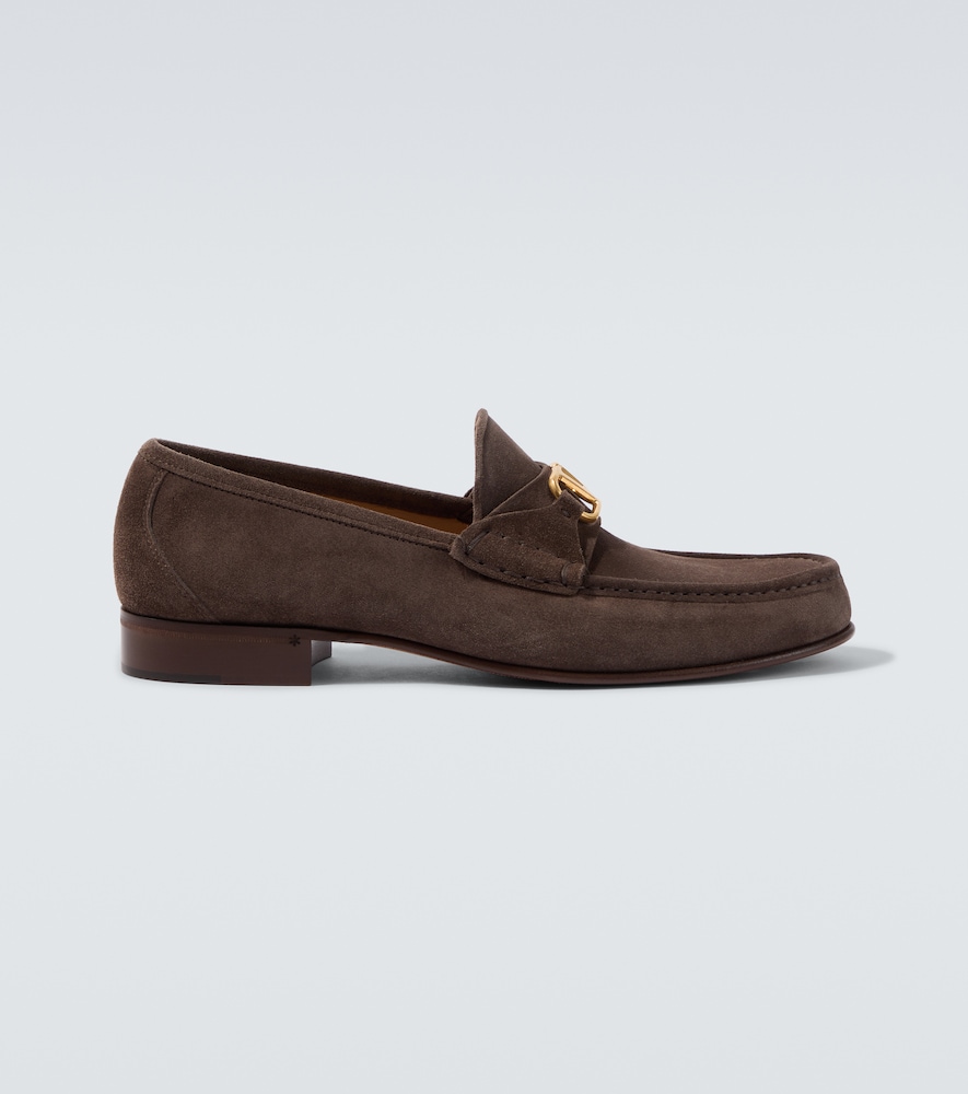 Valentino Garavani VLogo suede loafers | Thumbnail 8 Valentino Garavani VLogo suede loafers | Thumbnail 8