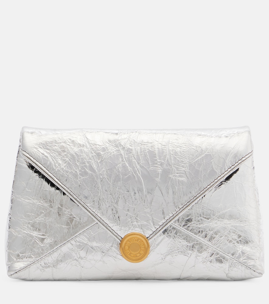 Dries Van Noten Dries Van Noten Envelope Small metallic leather clutch　ドリス ヴァン ノッテン エンベロープ スモール メタリック レザー クラッチ