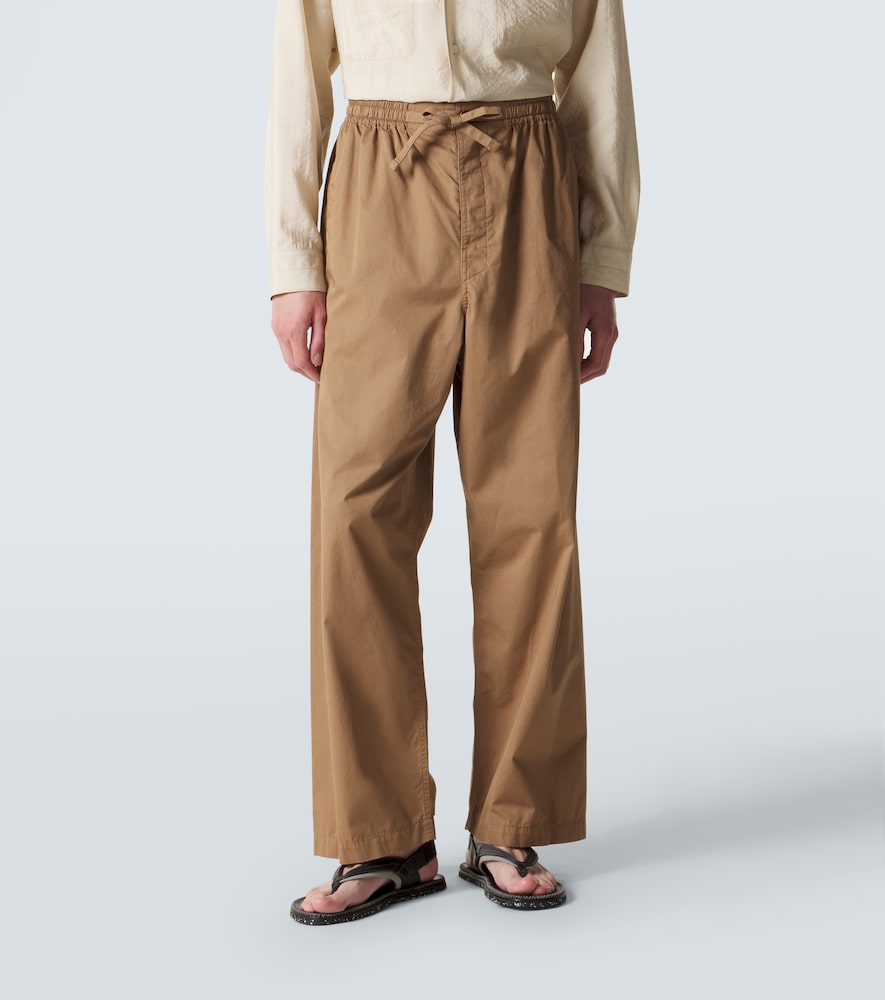  Lemaire Lemaire Weite Hose Aus Baumwoll-twill 