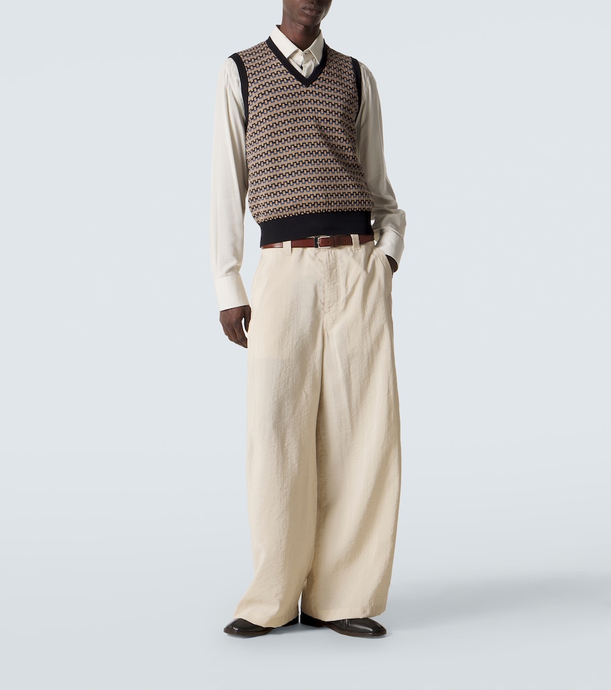  Lemaire Lemaire Pullunder Aus Baumwoll-jacquard 