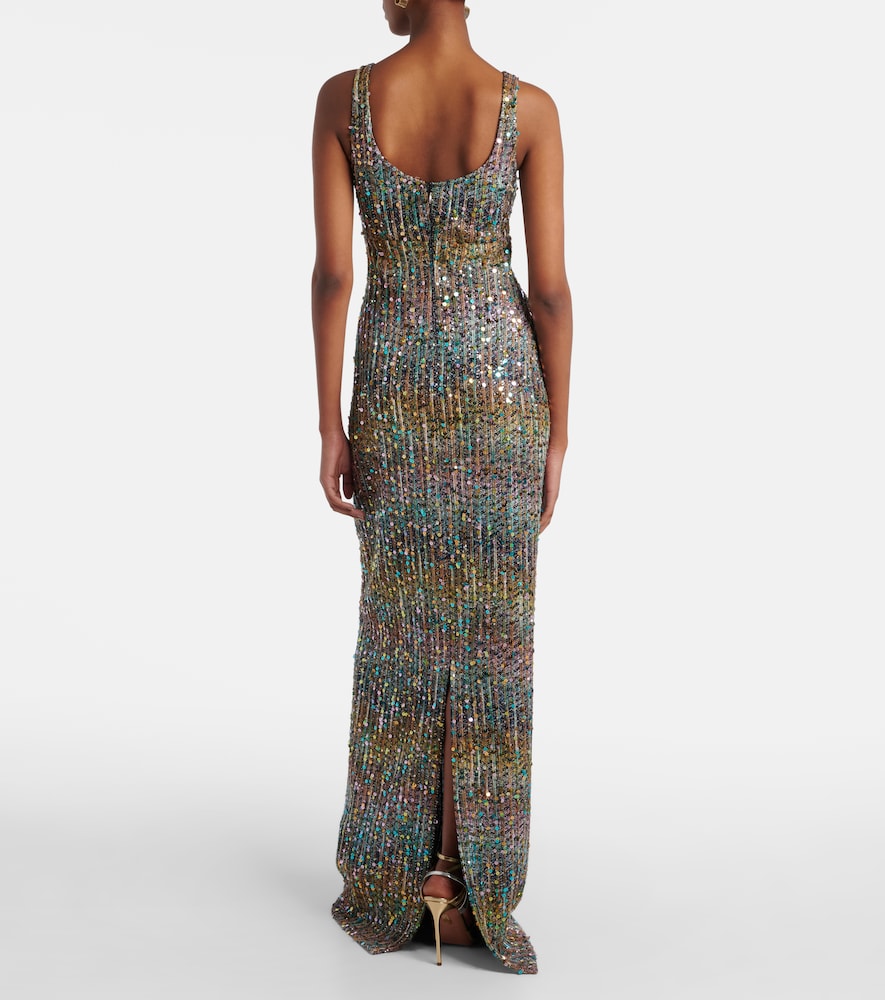  Missoni Missoni Robe Aus Häkelstrick Mit Pailletten 