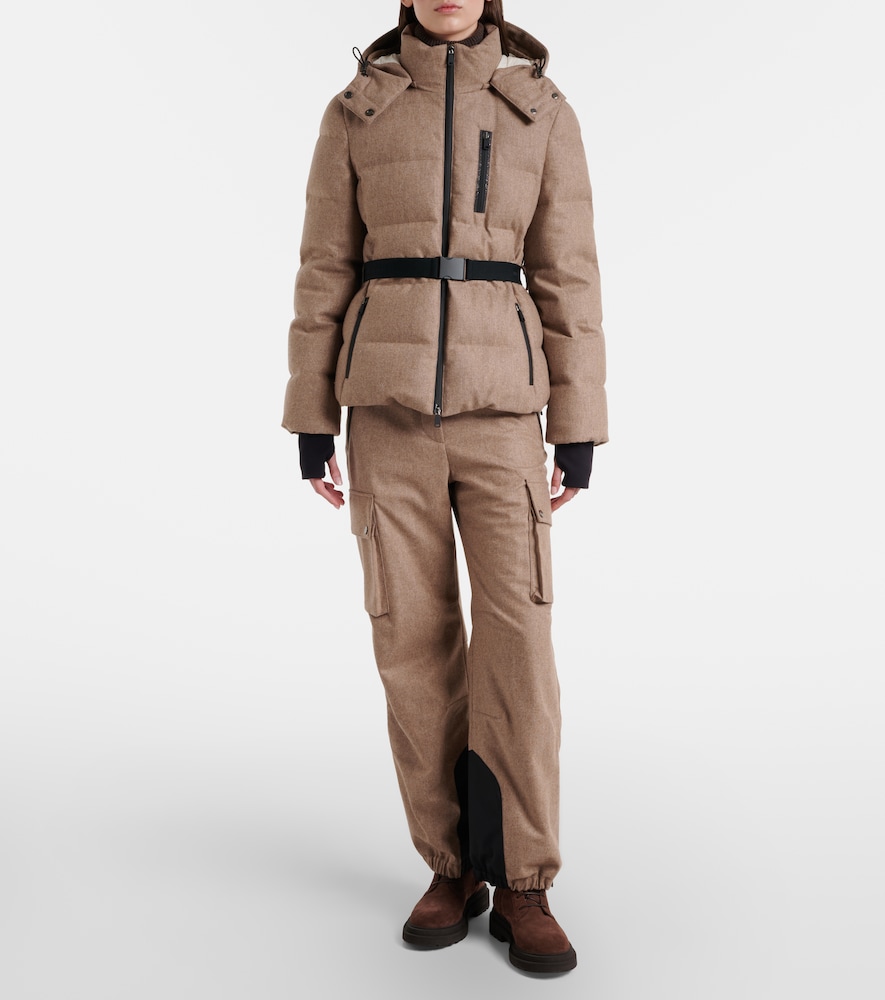 Brunello Cucinelli Virgin wool flannel down jacket