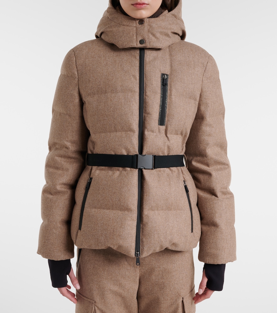  Brunello Cucinelli Brunello Cucinelli Virgin Wool Flannel Down Jacket 