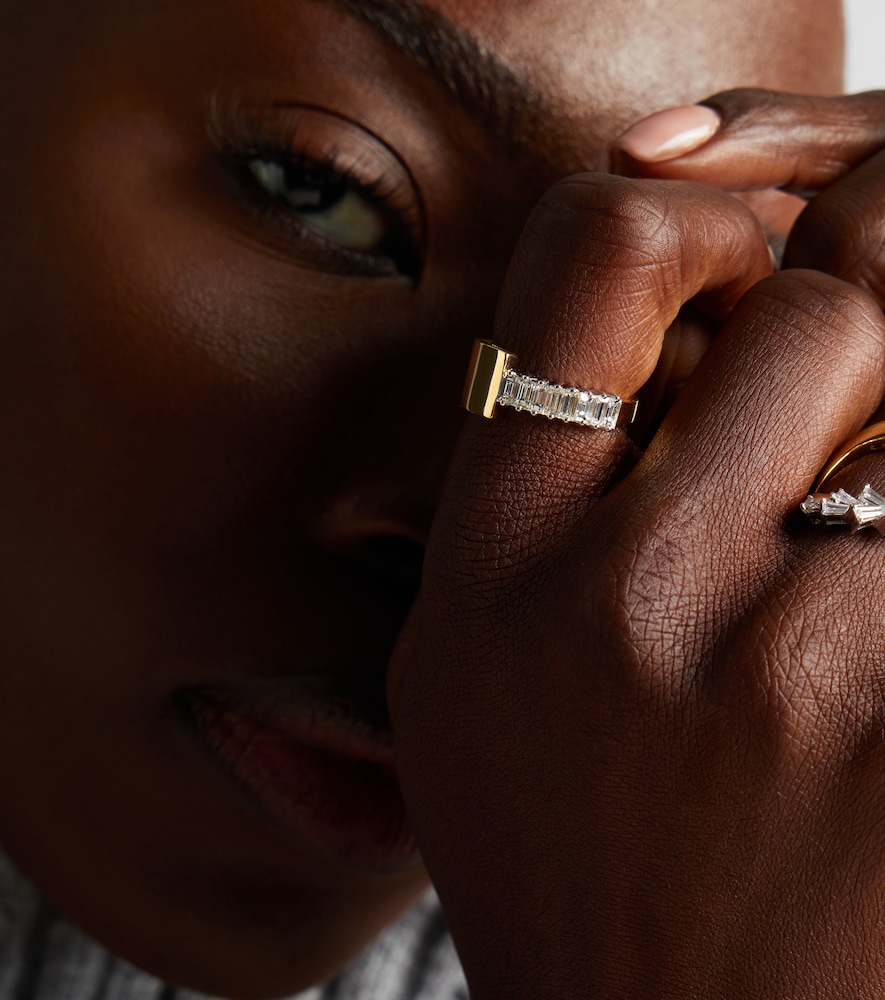  Yeprem Yeprem Ring Aus 18kt Gelbgold Mit Diamanten 