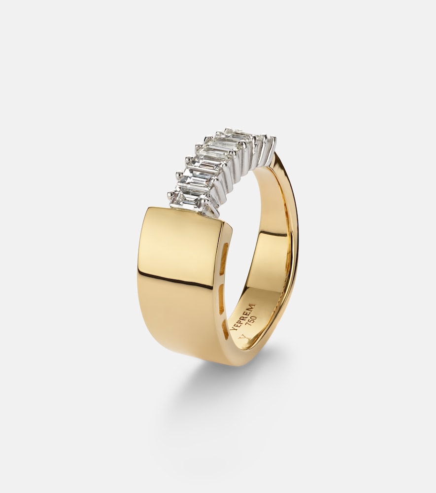  Yeprem Yeprem Ring Aus 18kt Gelbgold Mit Diamanten 