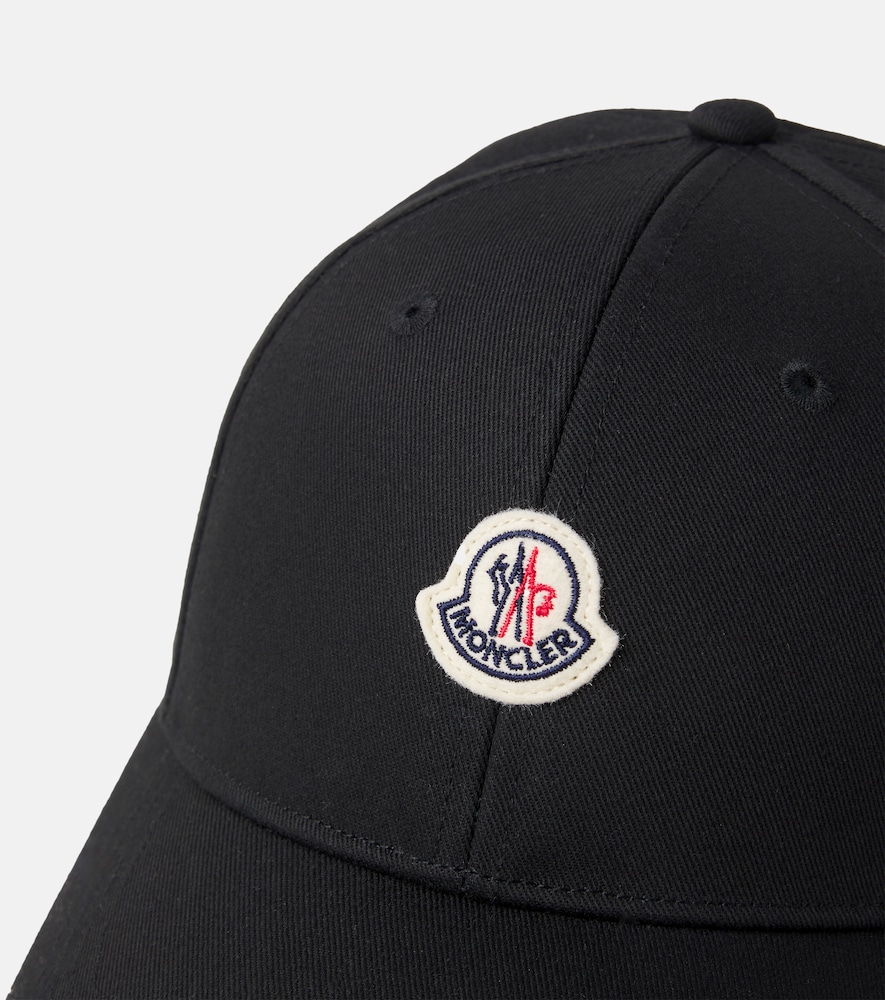  Moncler Enfant Moncler Enfant Logo Cotton Baseball Cap 
