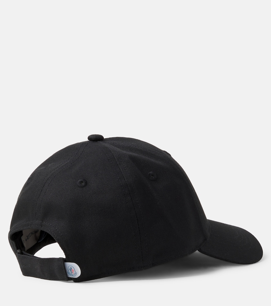  Moncler Enfant Moncler Enfant Logo Cotton Baseball Cap 