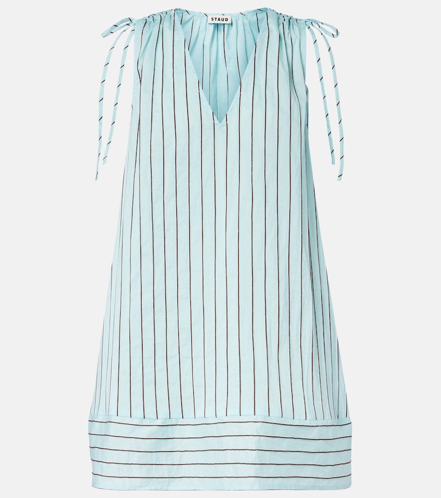 Staud Elena cotton-blend minidress