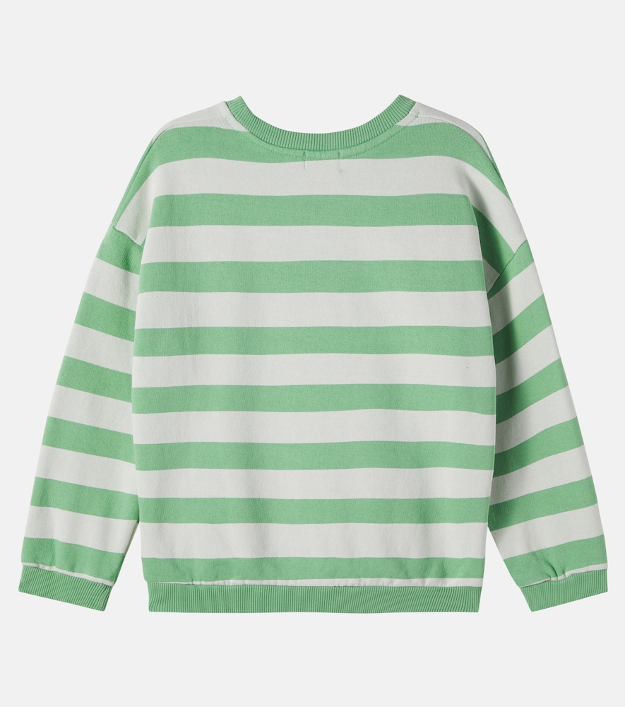  Cozmo Cozmo Dan Striped Cotton Fleece Sweatshirt 