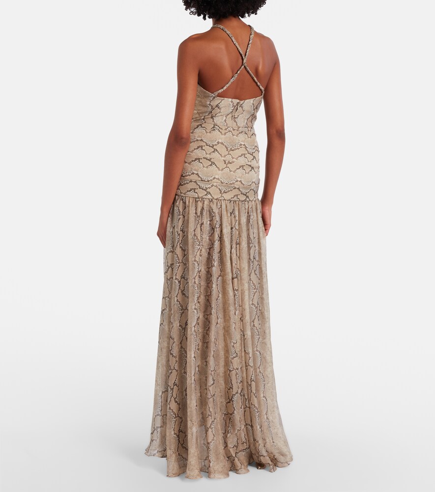  Elie Saab Elie Saab Maxirock Aus Seidenchiffon 