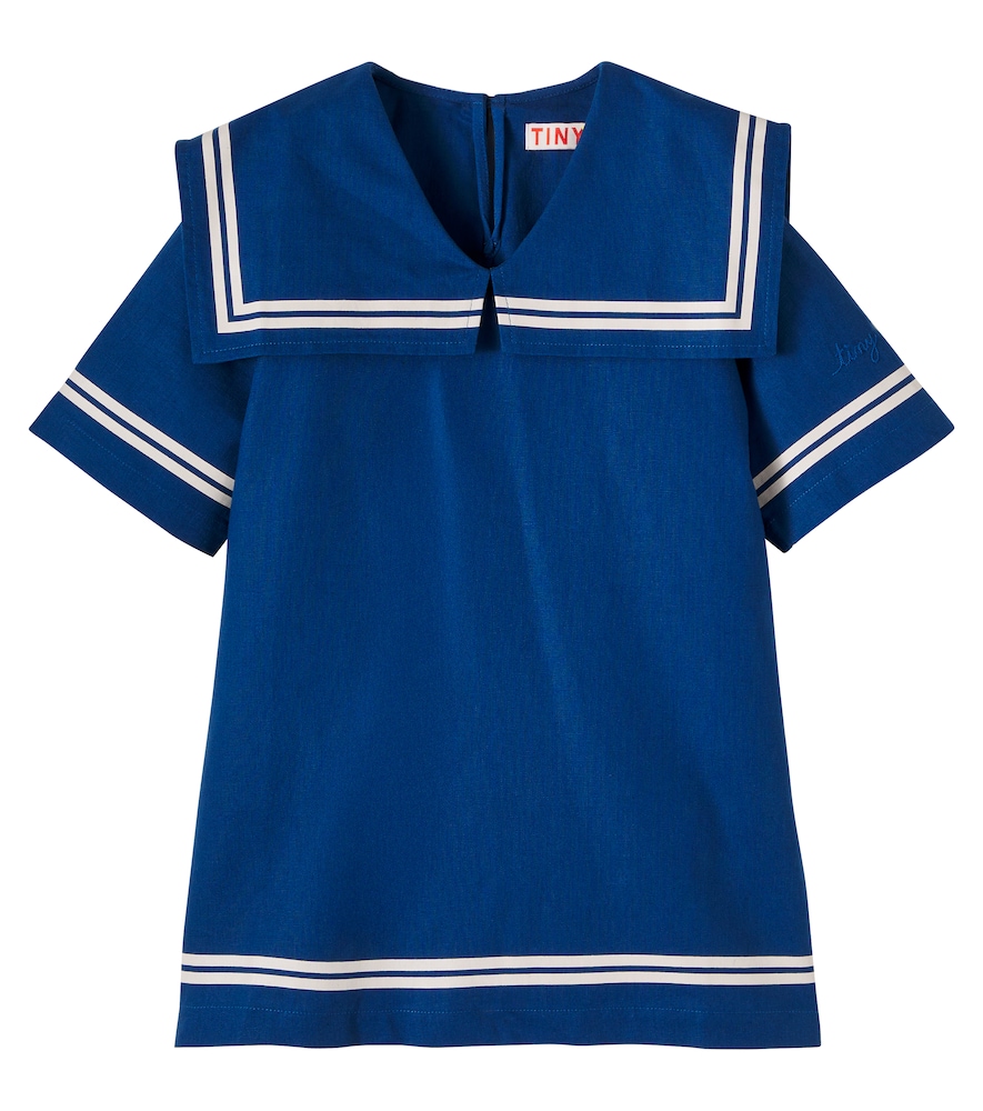 Tinycottons Striped Cotton and Linen Dress
