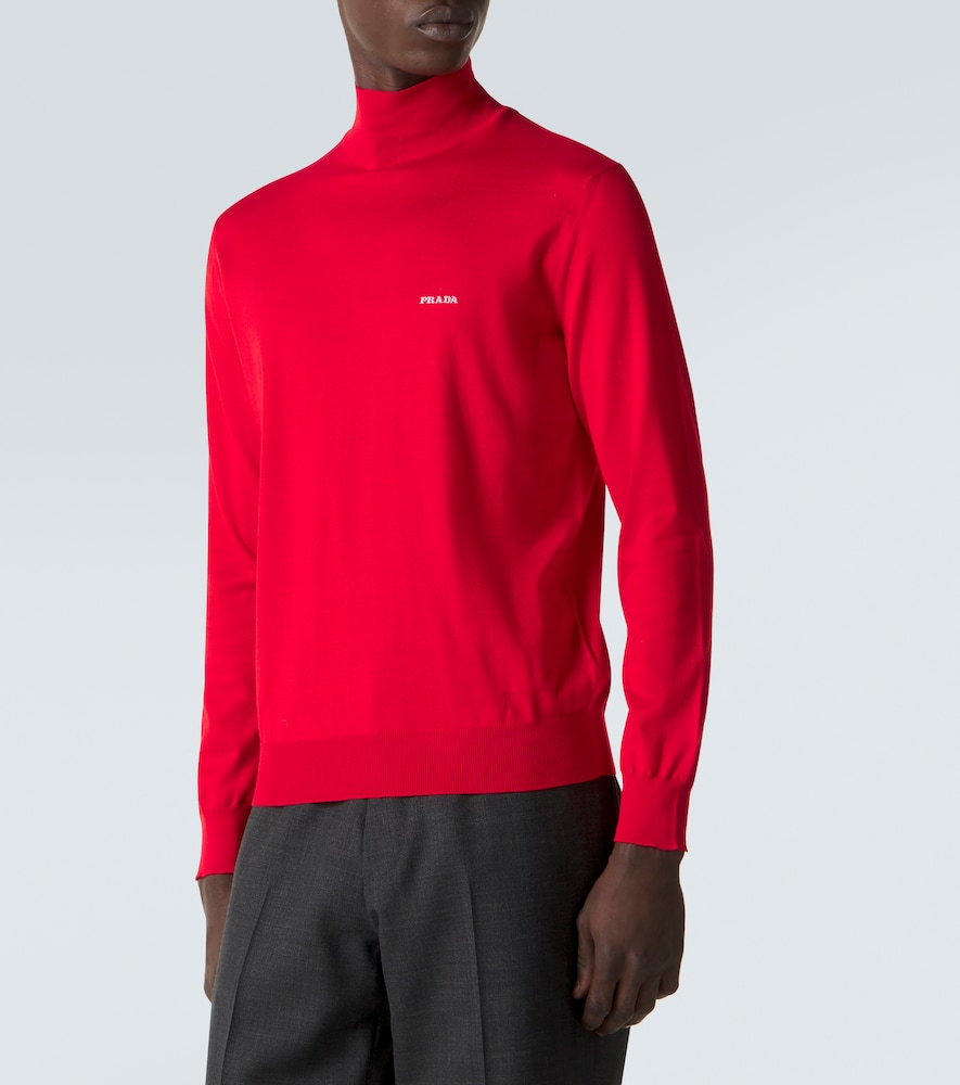  Prada Prada Cotton Turtleneck Sweater 