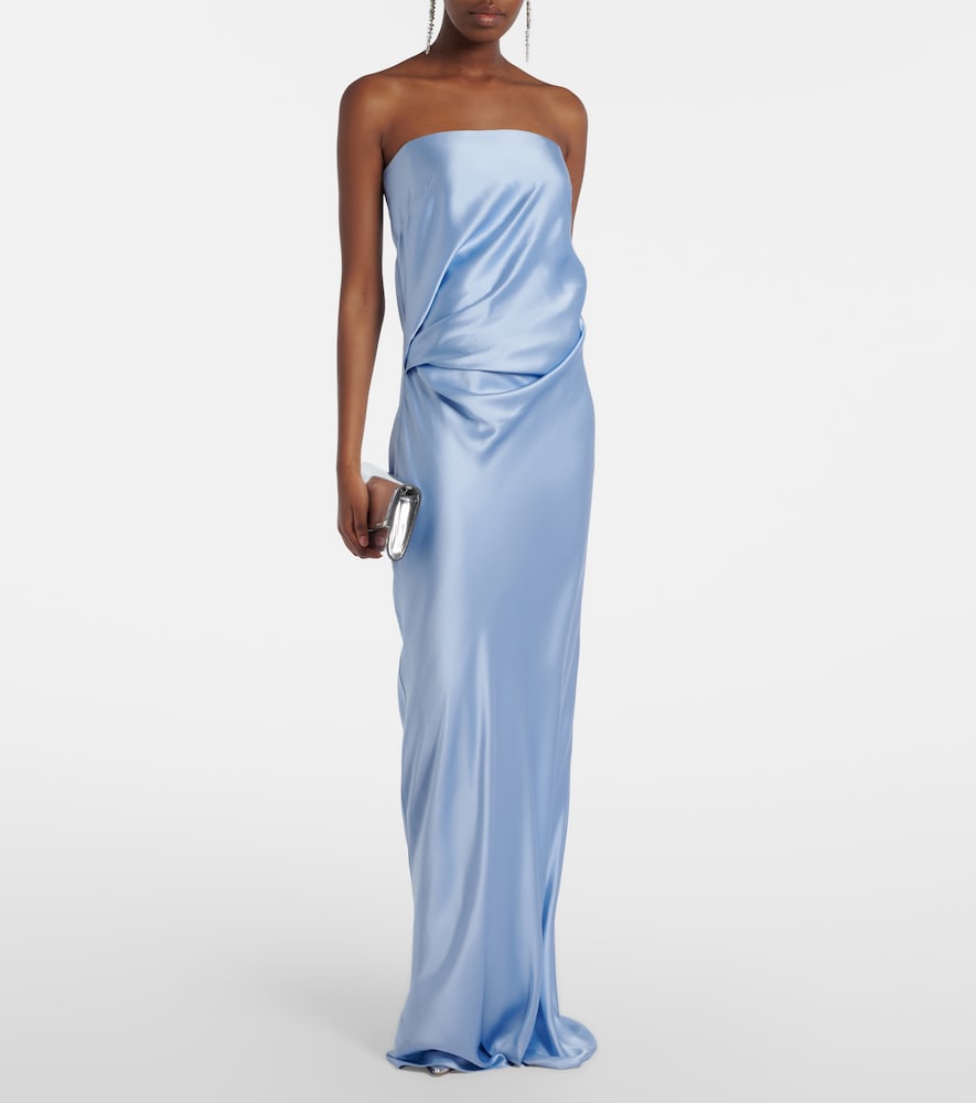  The Sei The Sei Bustier-robe Aus Seiden-charmeuse 