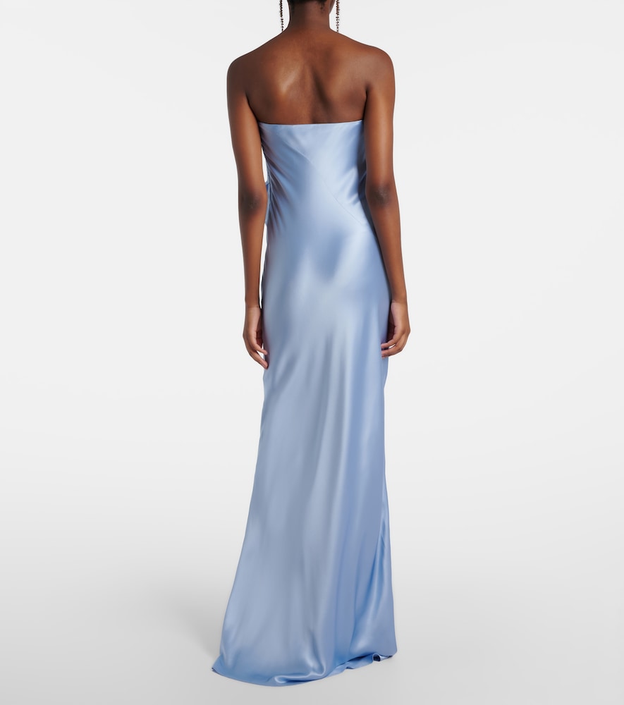  The Sei The Sei Bustier-robe Aus Seiden-charmeuse 