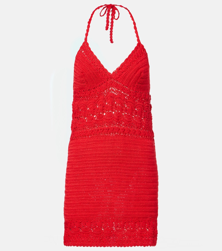 Anna Kosturova Filigree crochet cotton minidress | Thumbnail 6 Anna Kosturova Filigree crochet cotton minidress | Thumbnail 6