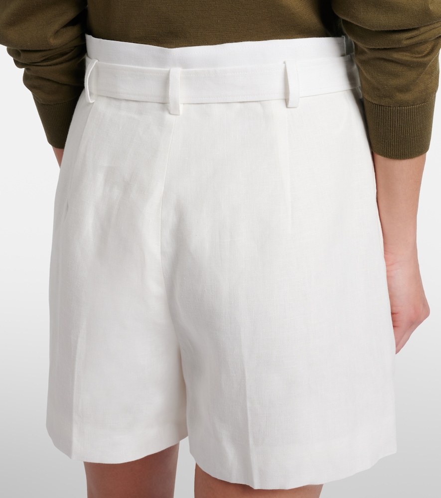  Ralph Lauren Collection Ralph Lauren Collection Denise Belted Linen Shorts 