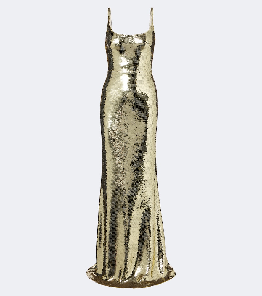 Robe mit Pailletten