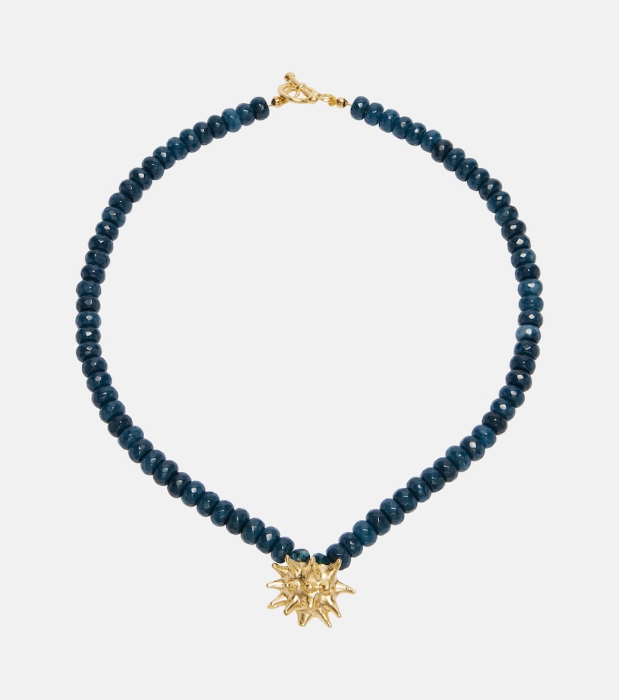 Ysso Sea Urchin necklace with jade | Thumbnail 6