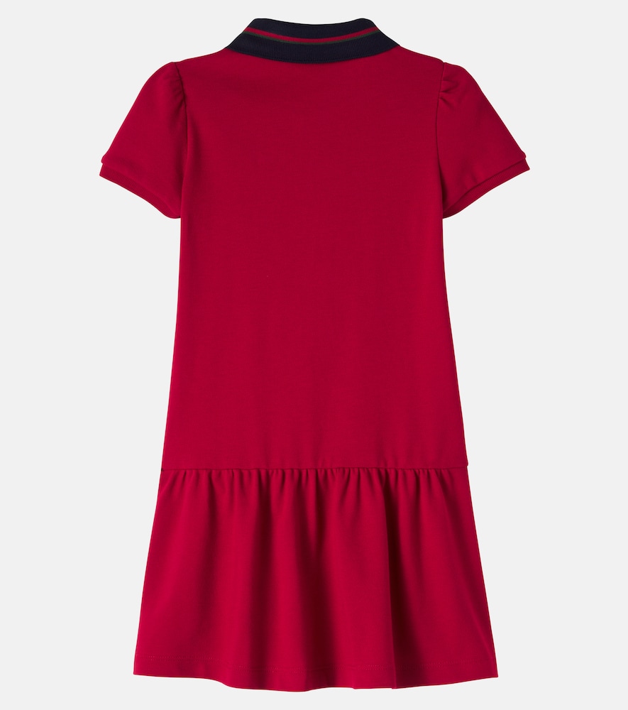 Gucci Kids Cotton-blend polo dress | Thumbnail 2