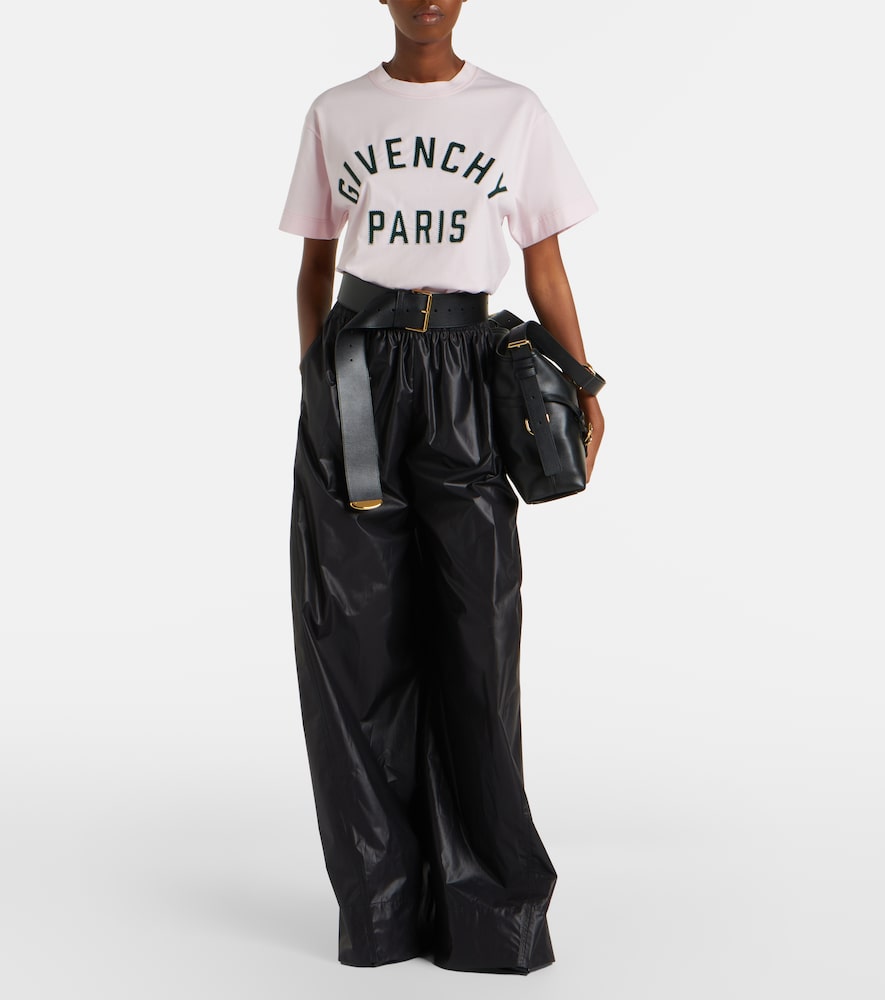 Givenchy Logo Applique Cotton T-shirt In White