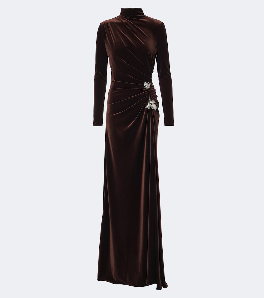 Verzierte Robe aus Samt