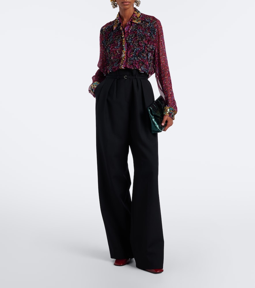 Embellished Embroidered Shirt