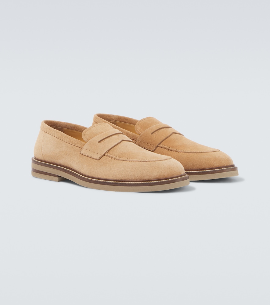 Loafers aus Veloursleder