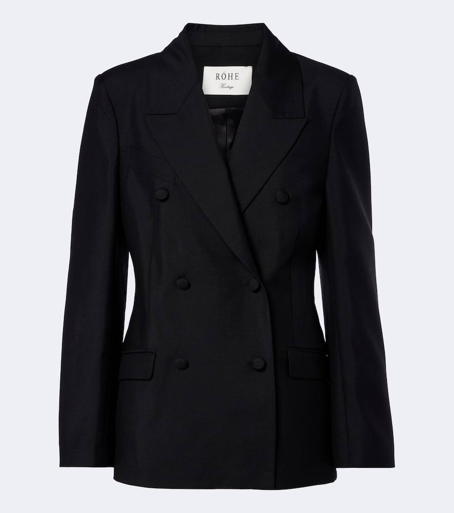 Róhe Blazer in lana e mohair