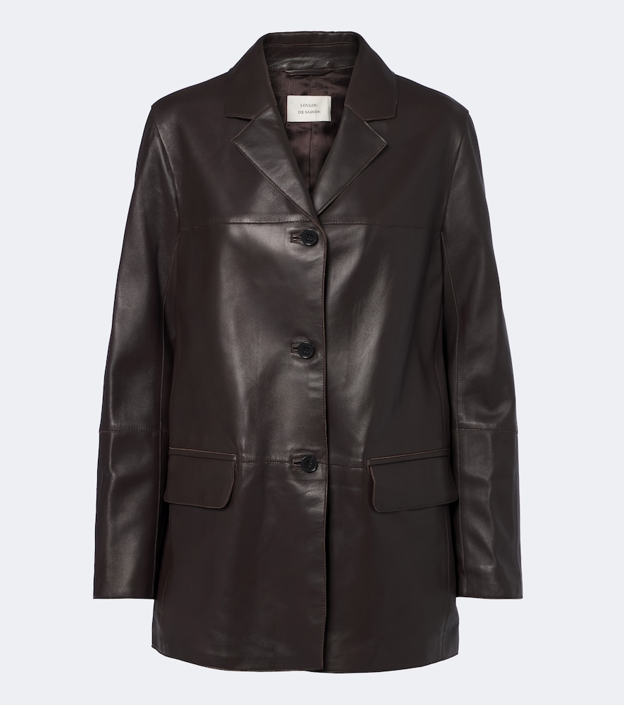 Loulou de Saison Veste Nari en cuir