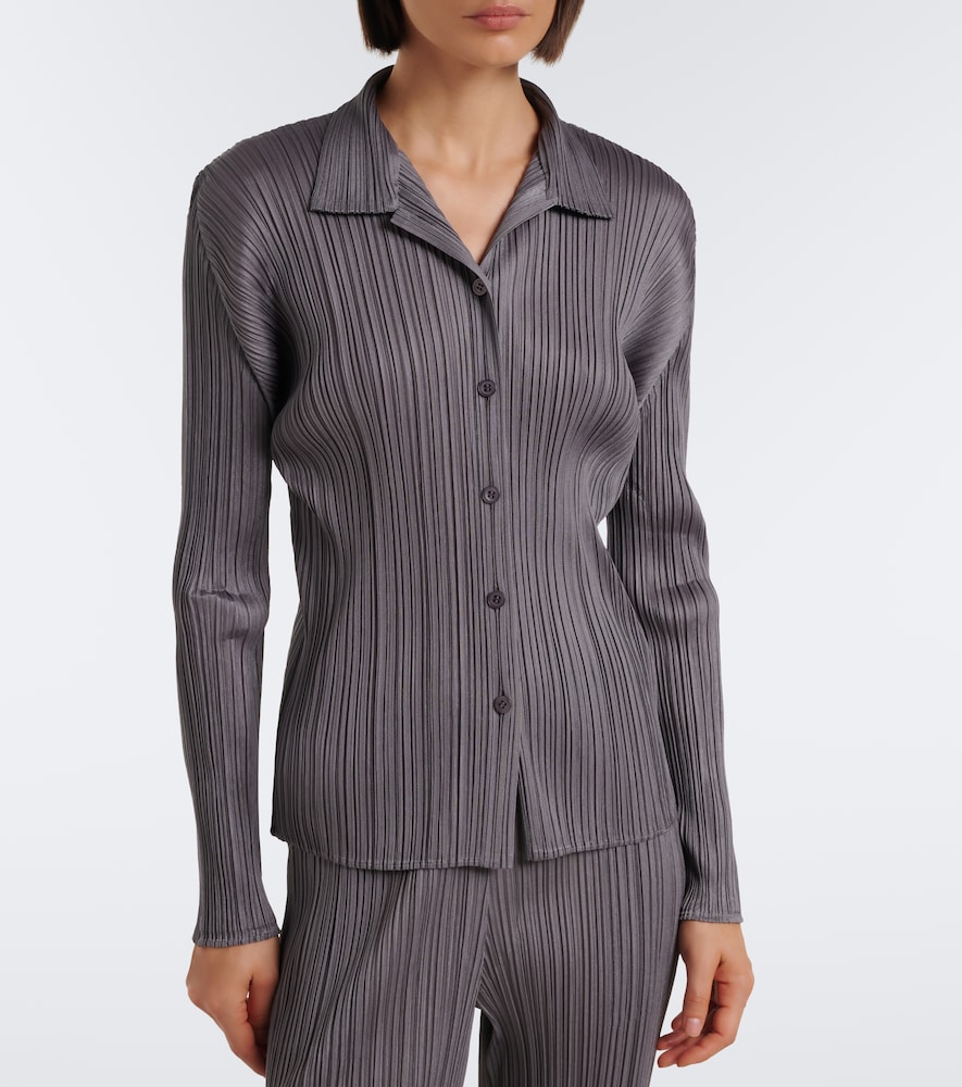 Issey Miyake Basics Pleated Shirt