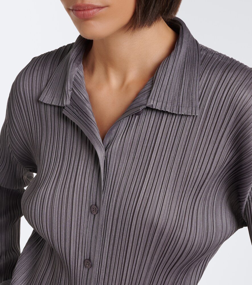 Issey Miyake Basics Pleated Shirt
