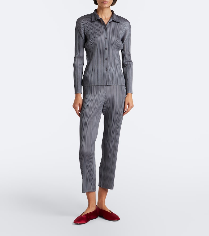 Issey Miyake Basics Pleated Shirt