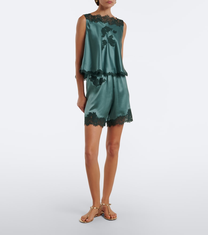 Dôen Valerina Lace-Trimmed Top