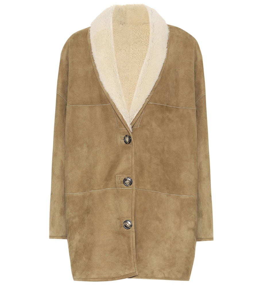 ISABEL MARANT ÉTOILE CARMAN REVERSIBLE SHEARLING COAT