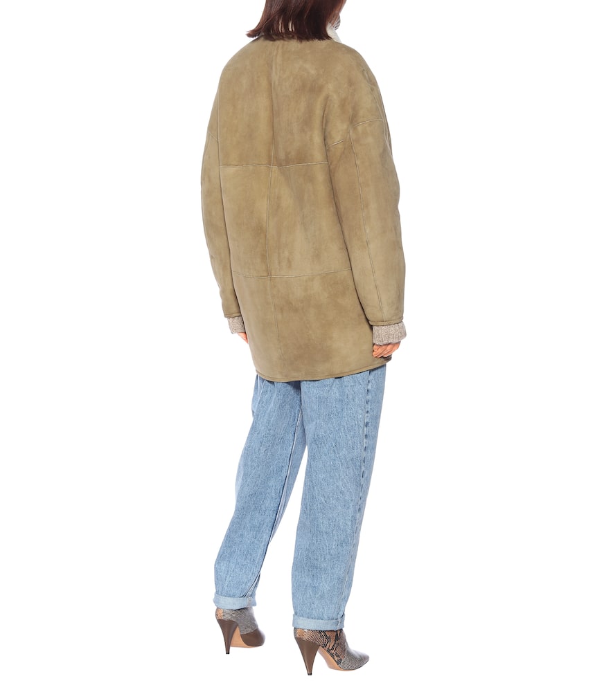 ISABEL MARANT ÉTOILE CARMAN REVERSIBLE SHEARLING COAT