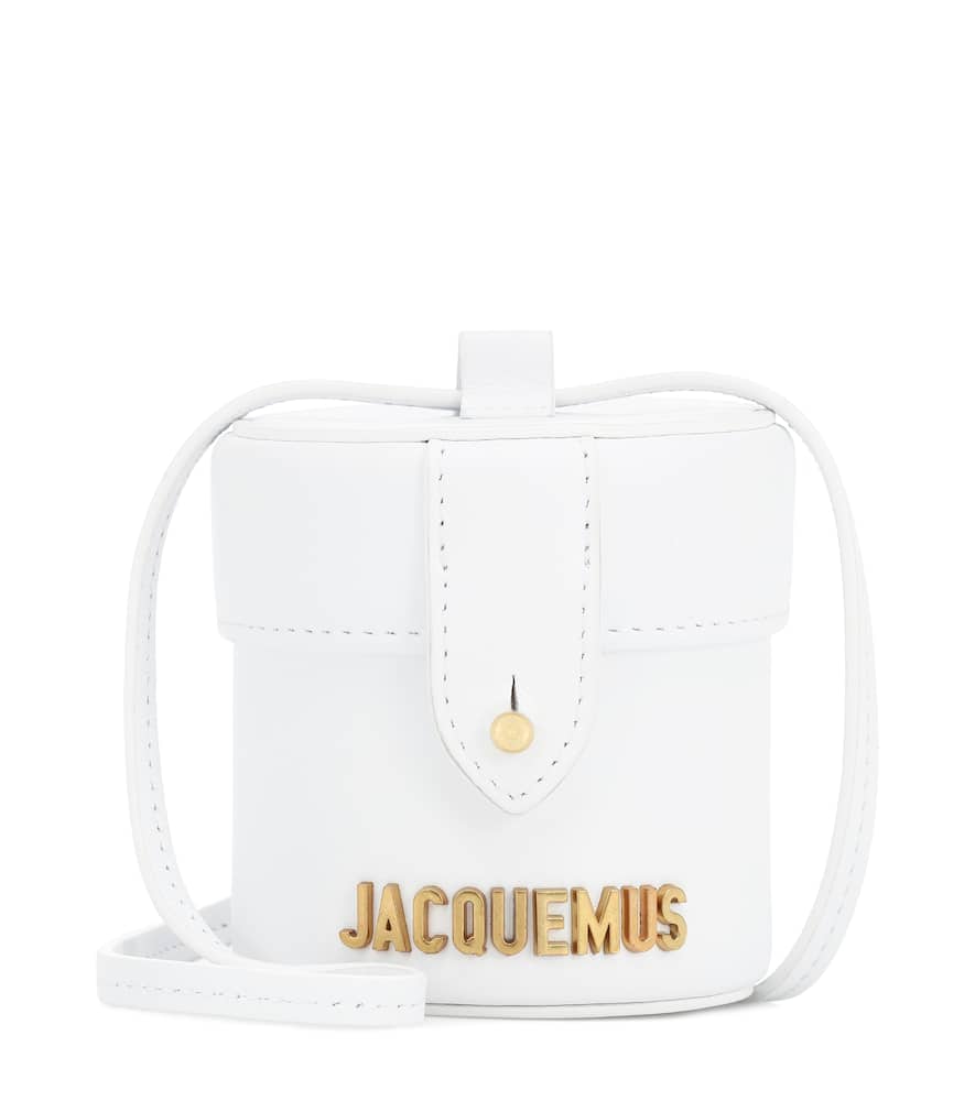 JACQUEMUS Le Vanity Mini leather bucket bag,P00440349