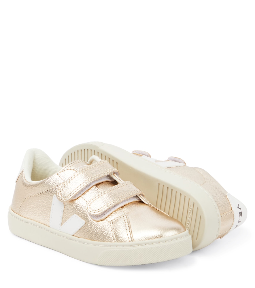  Veja Kids Veja Kids Sneakers Espalar Aus Metallic-leder 
