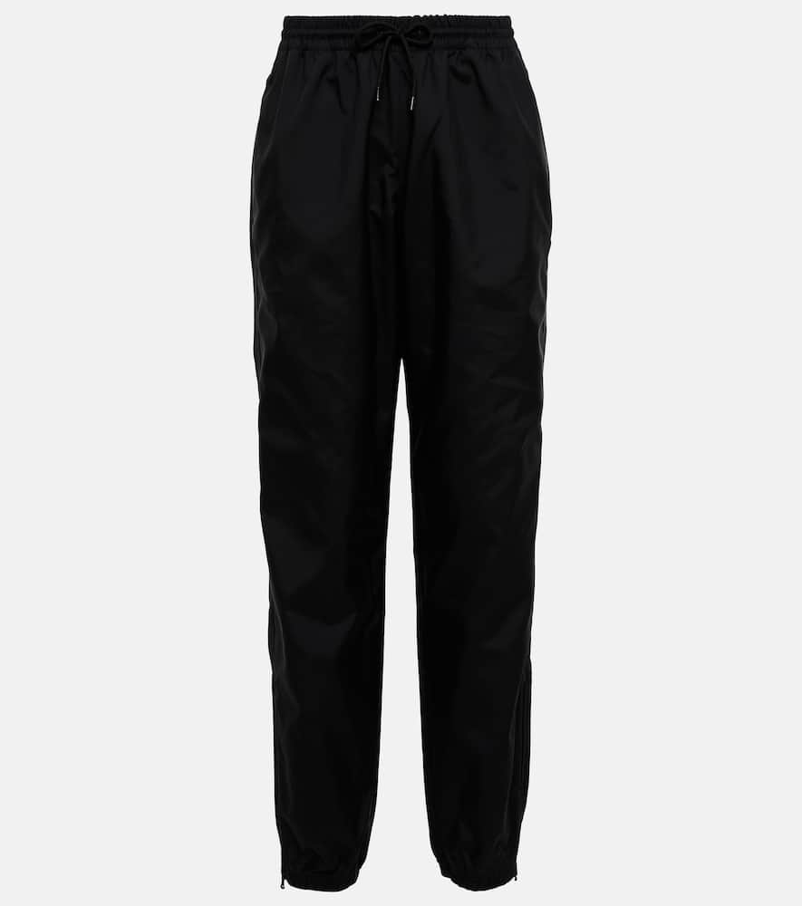 Wardrobe.NYC Zip-cuff high-rise sweatpants