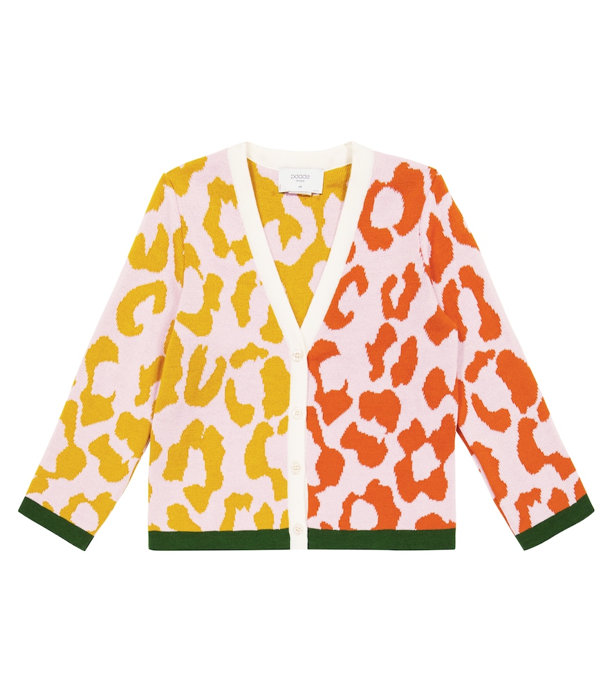 Paade Mode Leopard-print wool-blend cardigan