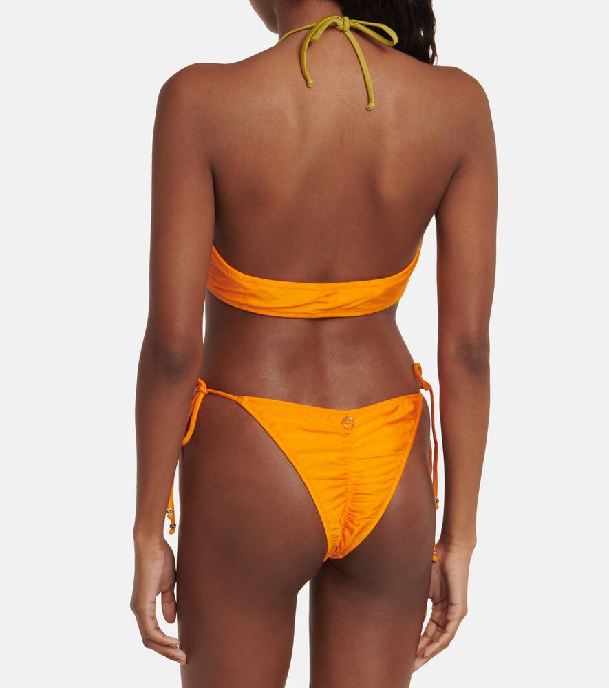 Shop Bananhot Chili Bikini Top In Orng Grn