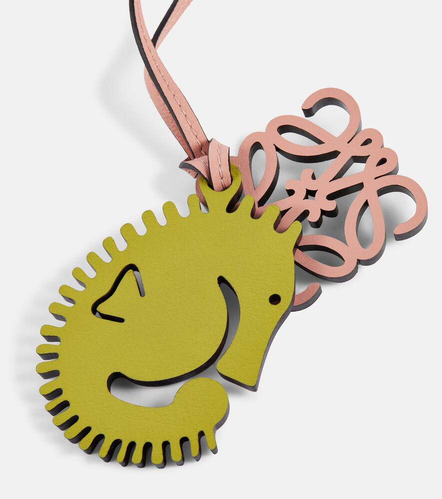 LOEWE PAULA'S IBIZA SEAHORSE LEATHER BAG CHARM