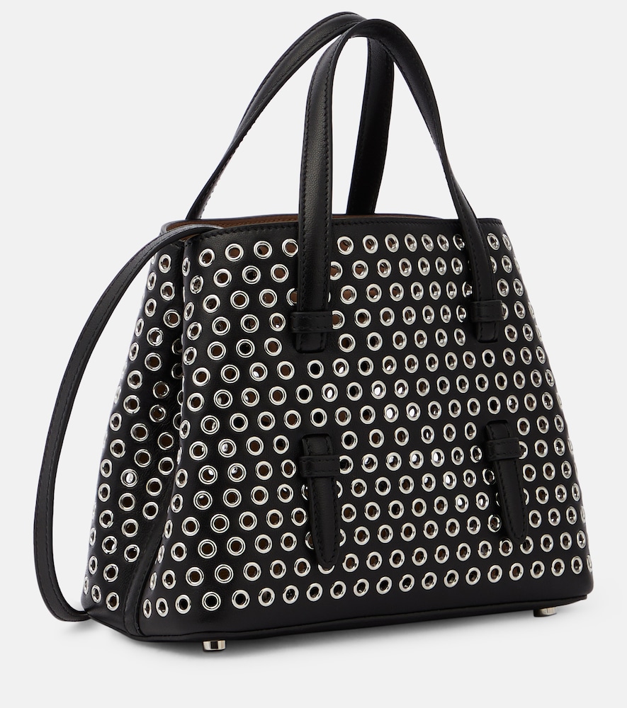  Alaia Alaïa Verzierte Tote Bag Mina 20 Aus Leder 