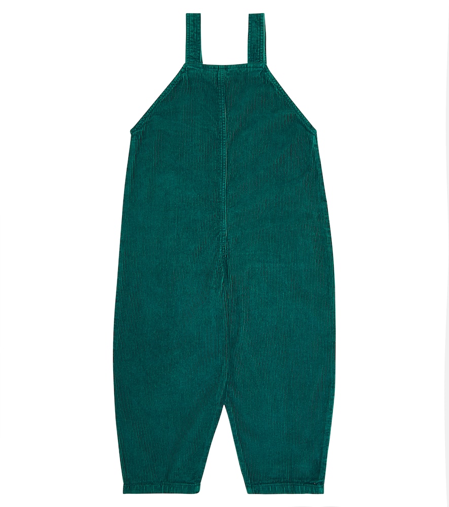 Tinycottons Cotton Corduroy Overalls In Green
