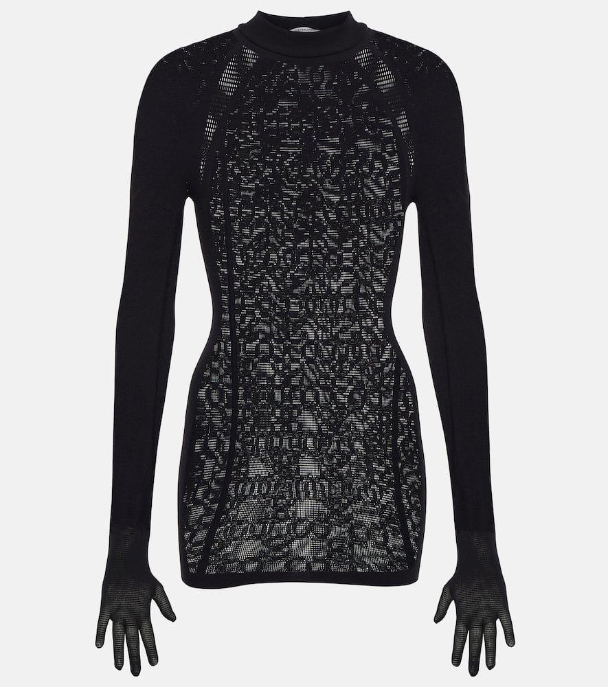 Wolford X Simkhai Intricate Pattern Top In Black