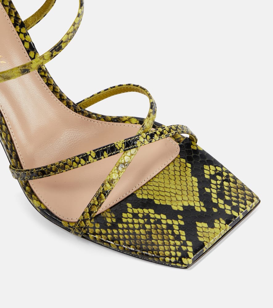 Gianvito Rossi Leather Sandals In Green