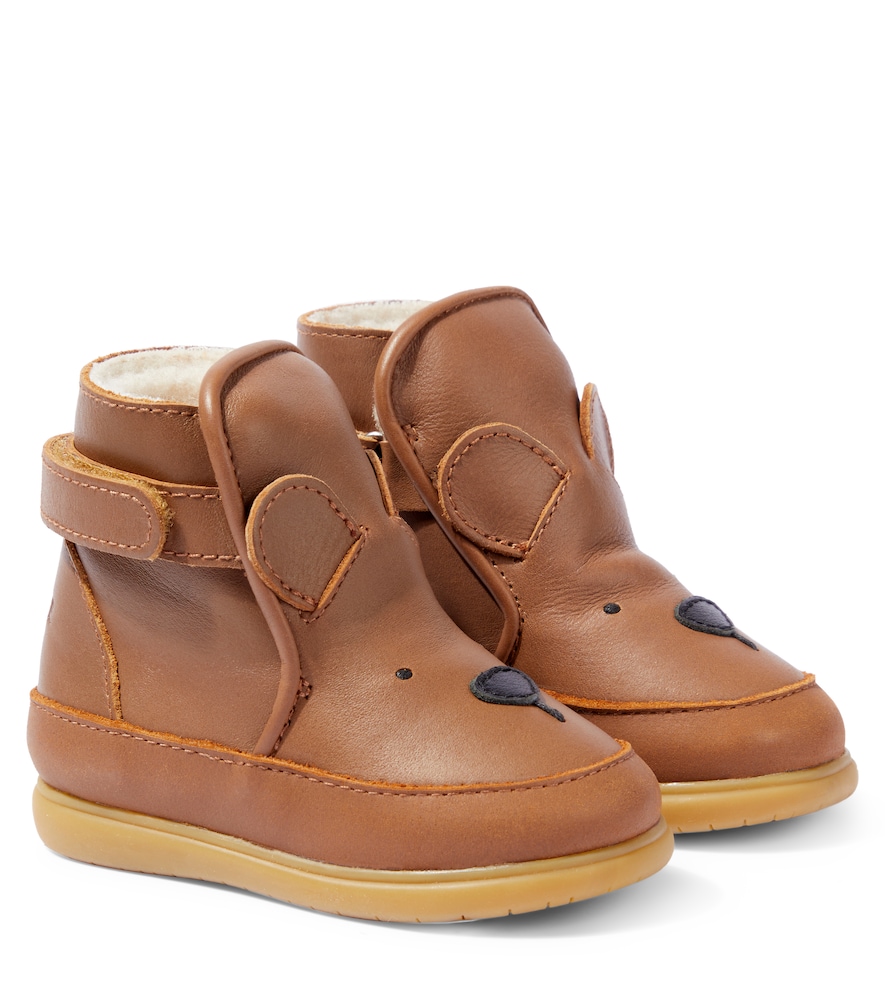 Donsje Baby Dubu leather booties