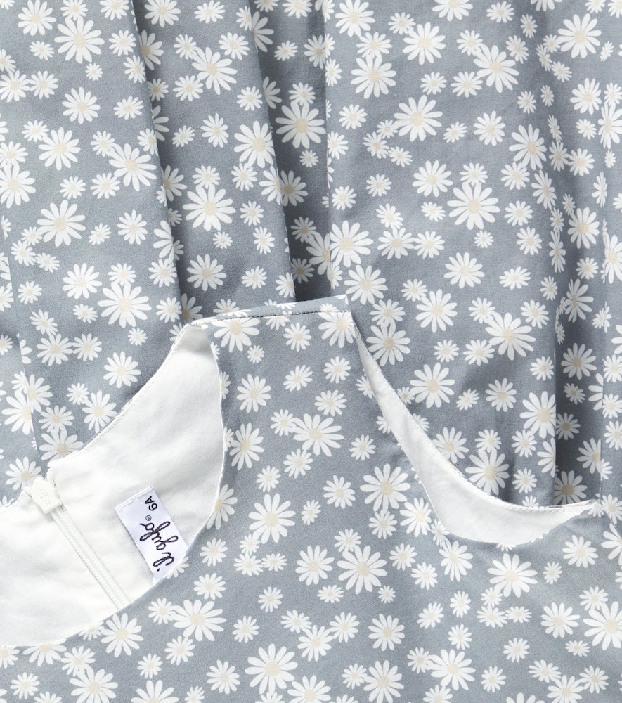  Il Gufo Il Gufo Bedrucktes Kleid Aus Baumwolle 